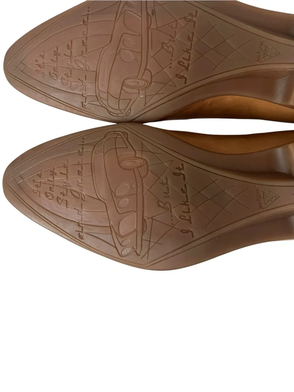John Fluevog James Dean Tan With Beige Combo Shoes Size 11